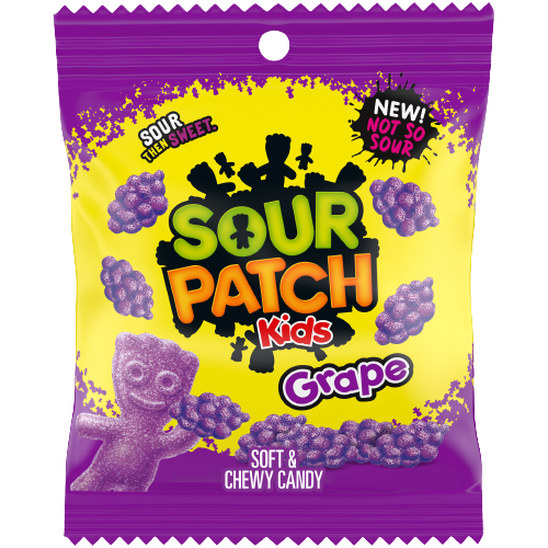 Sour Patch Kids Grape USA - Caramelle gommose aspre al gusto uva (101g) bundle candy online