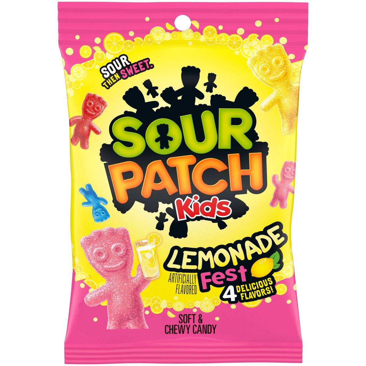 Sour Patch Kids Lemonade Fest 4 flavors (102g) USA