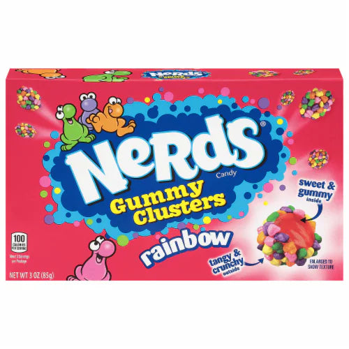Wonka Nerds Gummy Clusters Rainbow (85g) USA