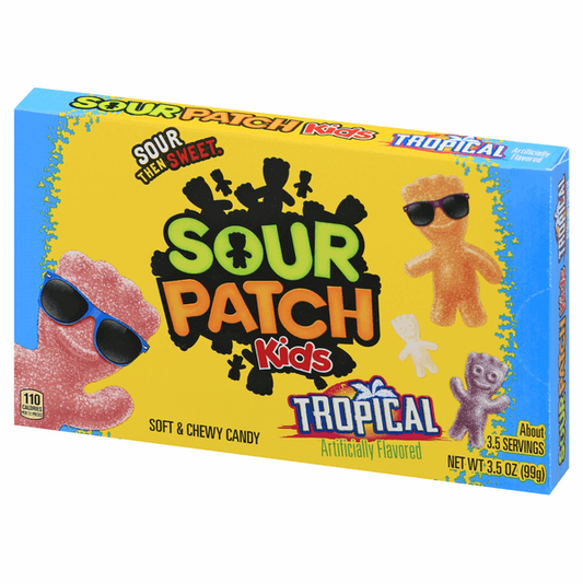 Sour Patch Kids Tropical box (99g) USA - caramelle