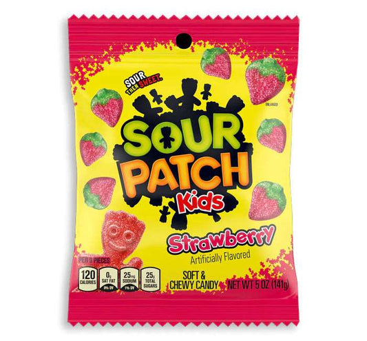 Sour Patch Kids Strawberry (102g) USA - caramelle