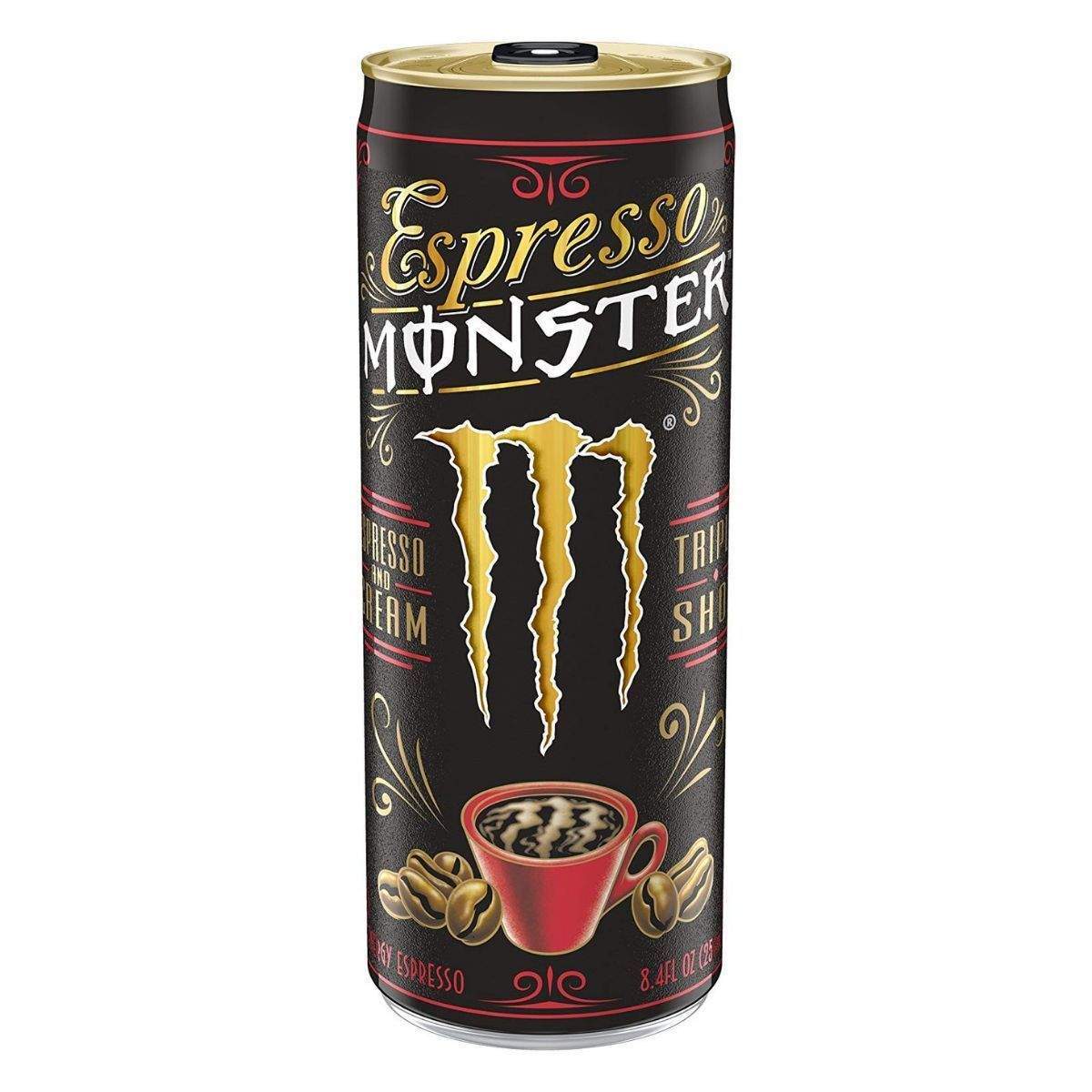 Monster Energy Espresso Milk New Design France sku: 0920 ( ammaccatura parte posteriore ) rare