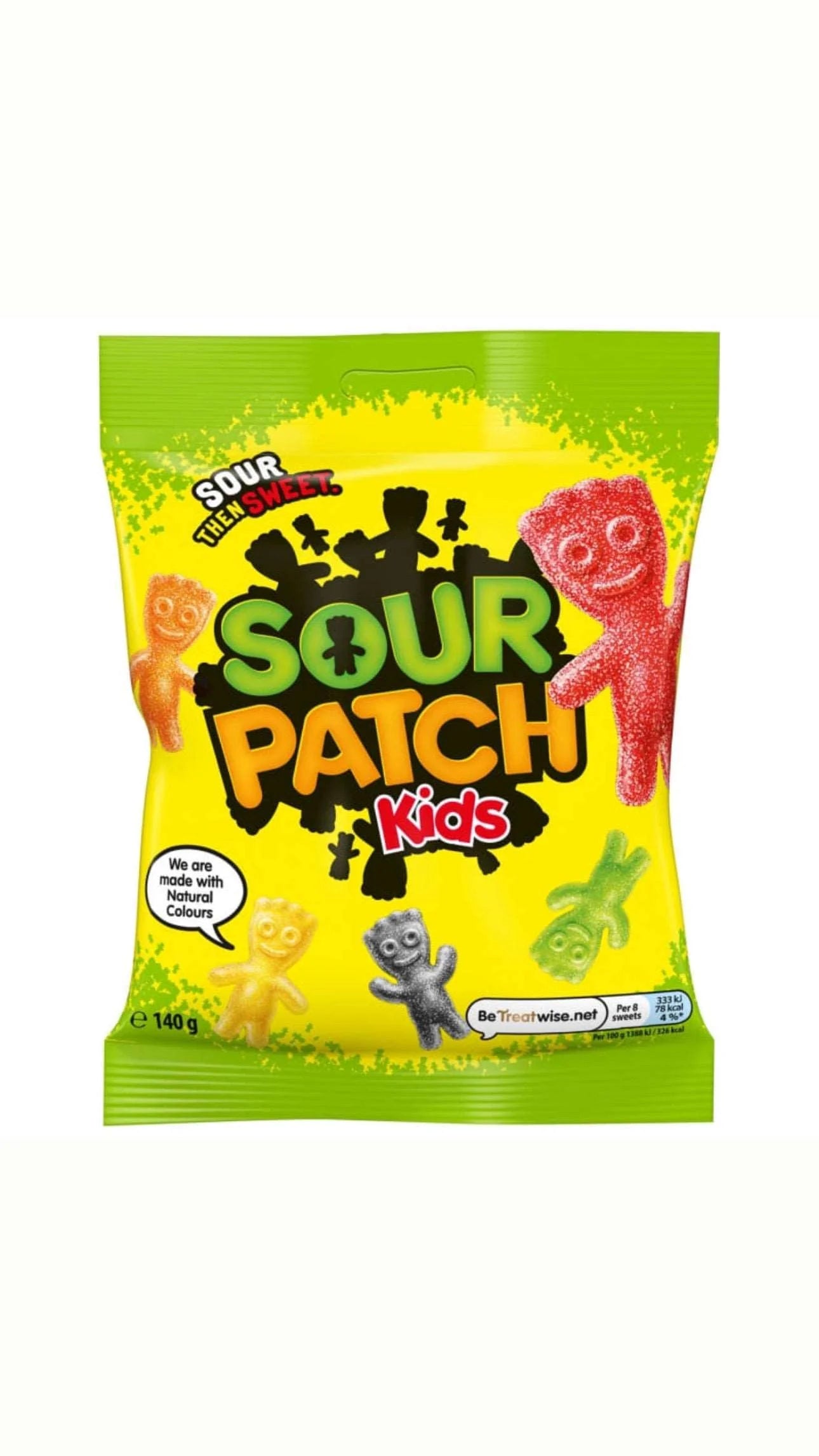 Sour Patch Kids USA - Caramelle gommose aspre gusto mix di frutta (130g) candy online