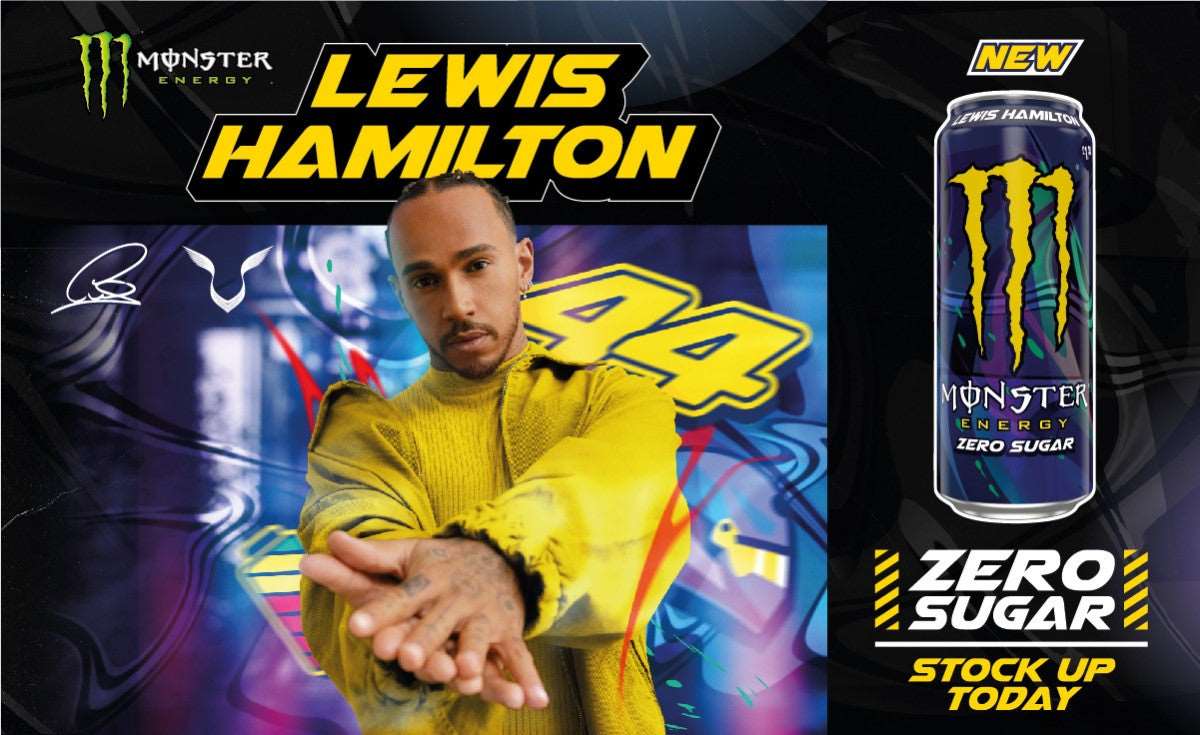Monster Energy Zero Sugar Lewis Hamilton PM £ 1,39 UK sku: 0822B