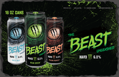 Monster The Beast Unleashed Peach Perfect 473ml FULL ( lattine con ammaccature )