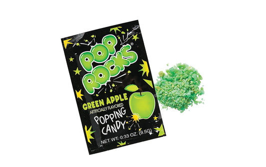 Pop Rocks Green Apple USA - Caramelle frizzanti scoppiettanti gusto mela verde (9.5g) bundle candy online