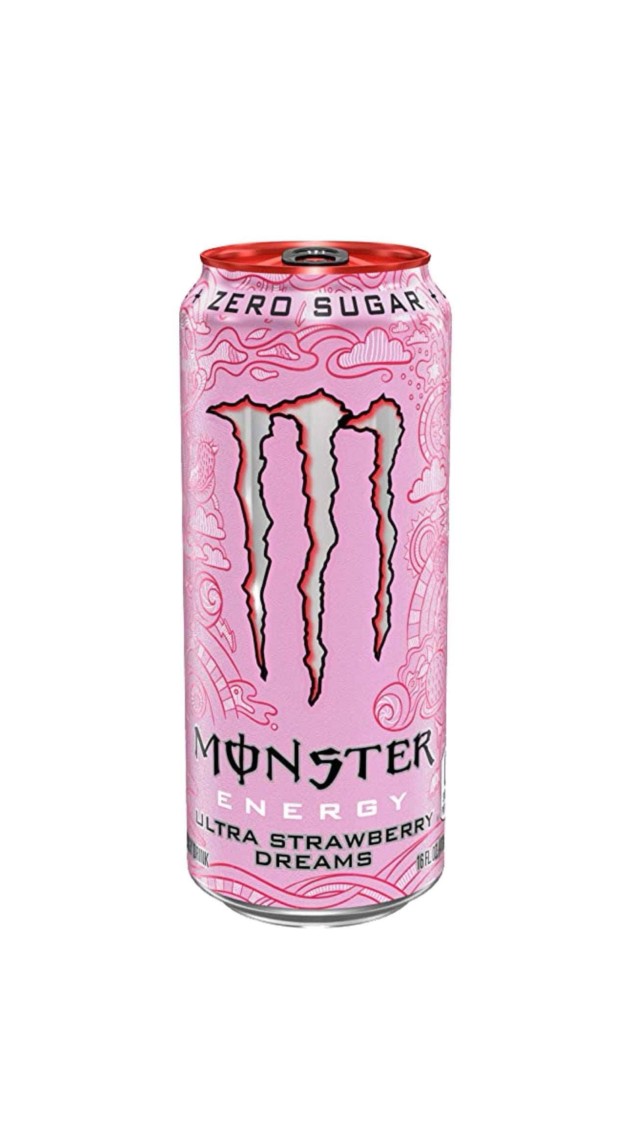 Monster Energy Ultra Strawberry Dreams Silver Top sku: 0822 - Energy Drinks