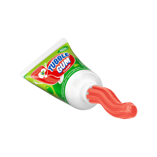Lutti Tubble Gum Cherry - Tubetto di gomma da masticare gusto Ciliegia (35g) bundle candy online