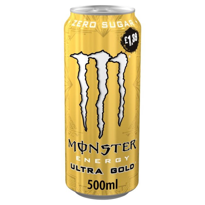 Monster Energy Ultra Gold UK Price Market £ 1.39 sku: 1221