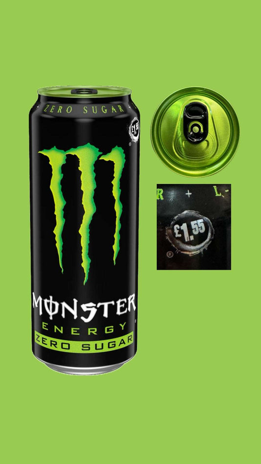 Monster Energy OG Zero GREEN TOP UK Price Market £ 1.55 sku: 0423