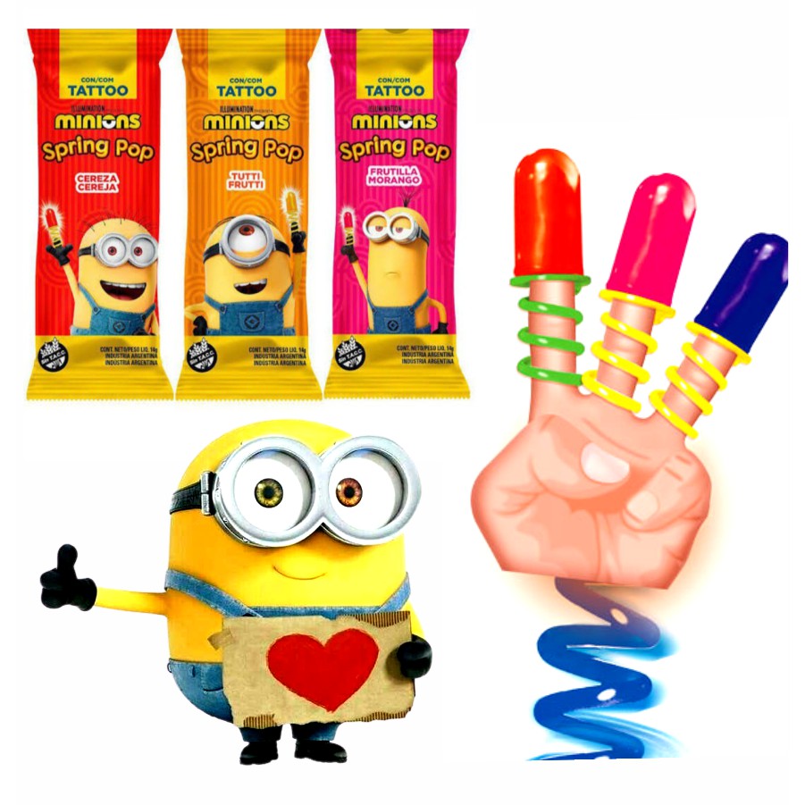 Minions Spring Pop - Lecca Lecca fruttato 14g (Messico)