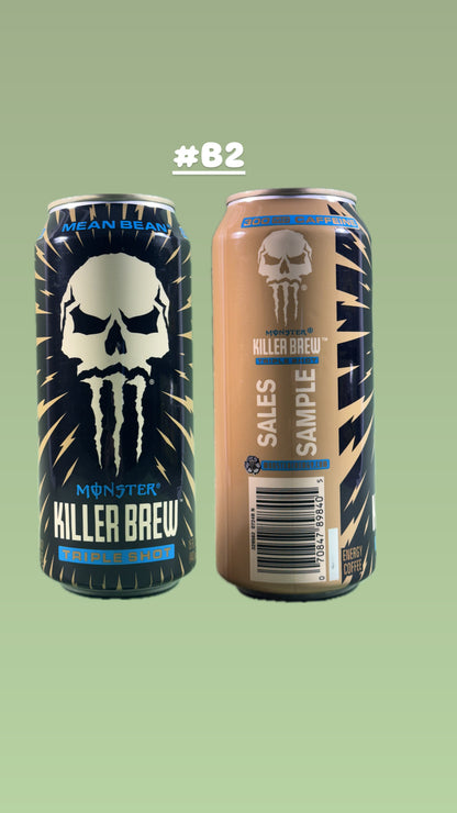 Monster Energy Java Killer Brew Mean Bean Sales Sample [#B2]