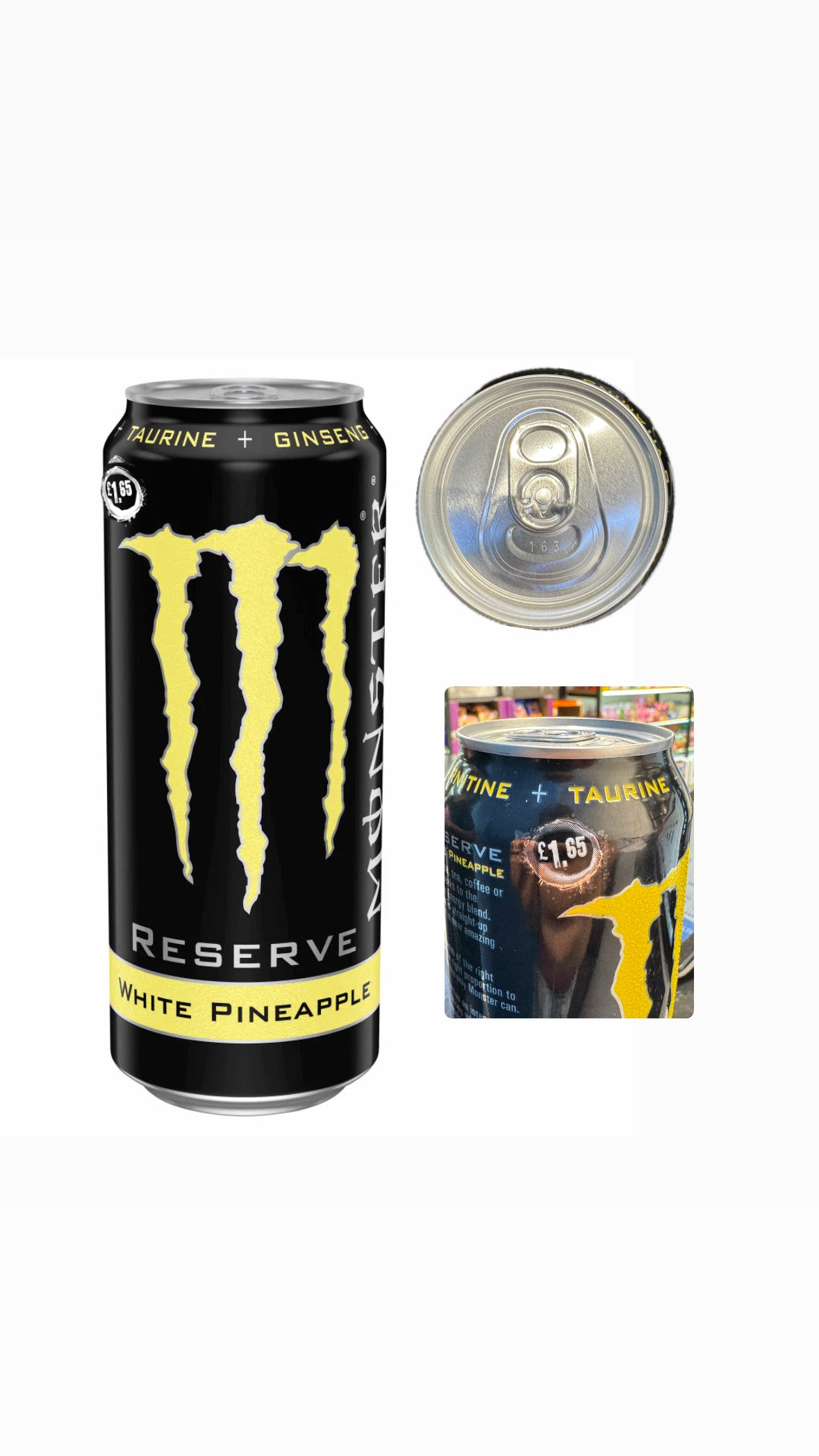 Monster Energy Reserve White Pineapple (UK) [£1.65]*