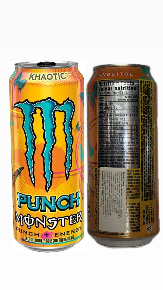 Monster Energy Punch Khaotic Canada sku: 1120 ( leggermente ammaccata ) rare