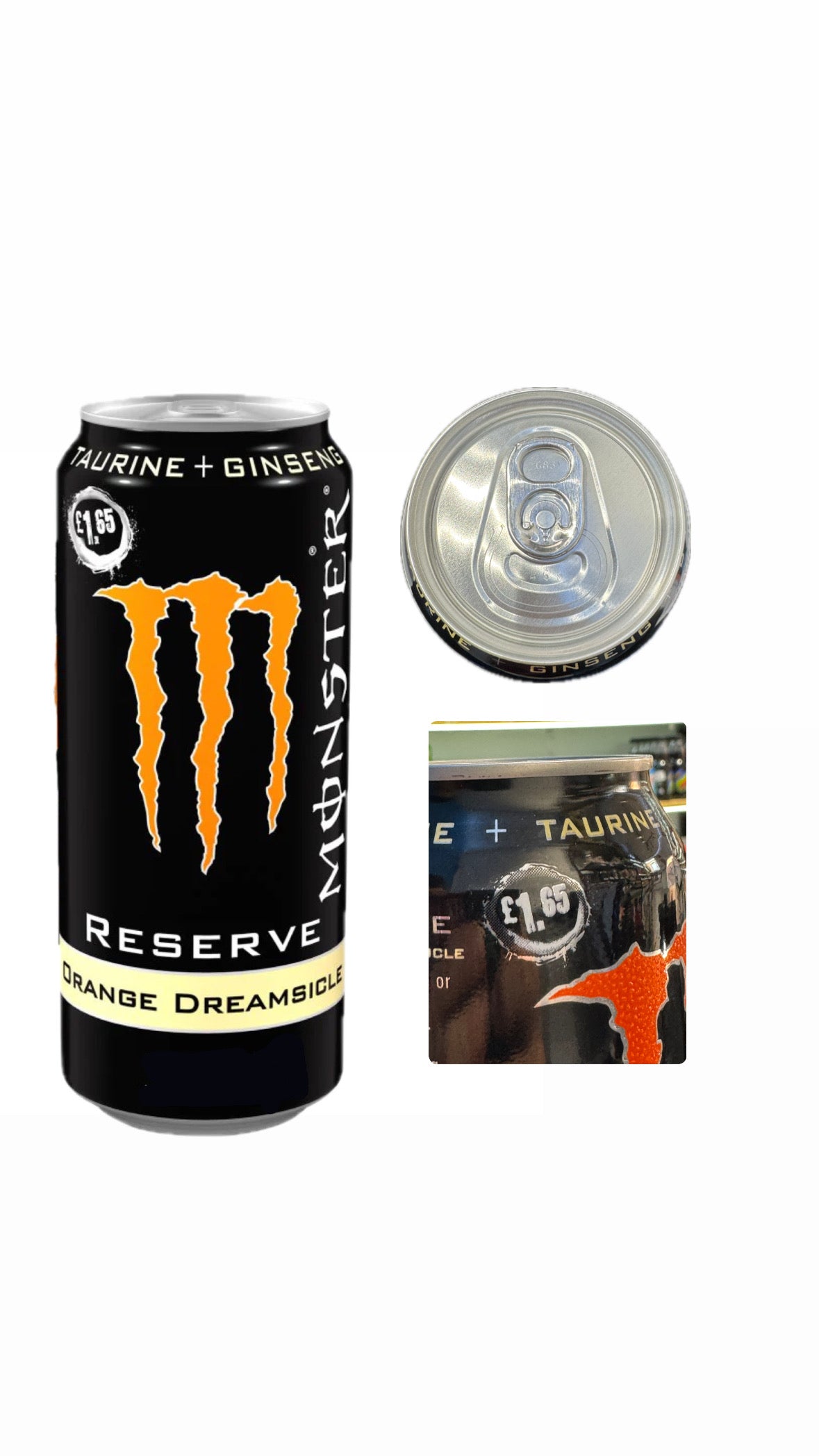 Monster Energy Reserve Orange Dreamsicle (UK) [£ 1.65]