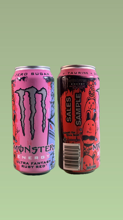 Monster Energy Ultra Fantasy Ruby Red Sales Sample [#A1]