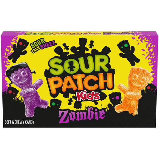 Sour Patch Kids Zombie Box (USA) - Caramelle Morbide gusto Arancia e Lampone [99g] LIMITED EDITION