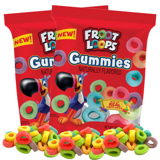 Froot Loops Gummies USA - Caramelle Gommose gusto Cereali Froot Loops (113g) candy online