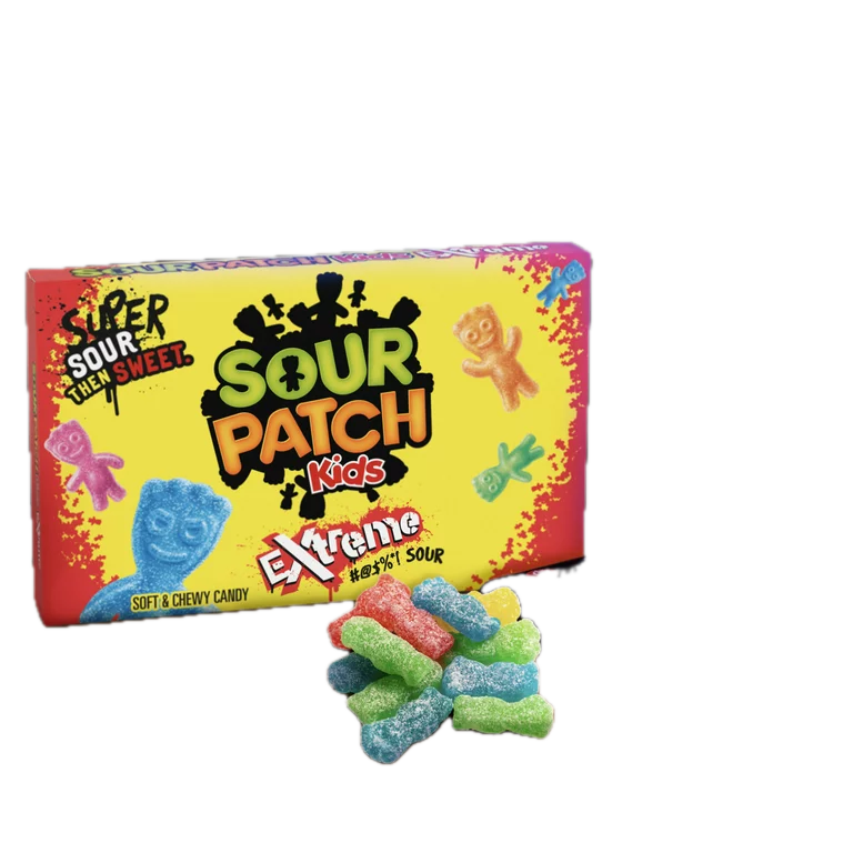 Sour Patch Kids Extreme USA - Caramelle gommose acide gusto fruttato (99g)