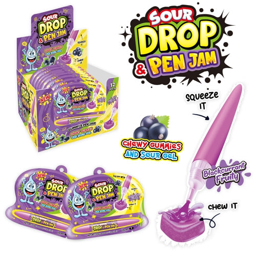 *  Blackcurrant Sour Drop Pen Jam (12pc - 660g)