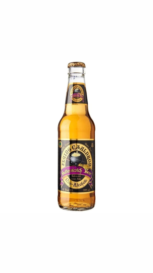 Harry Potter Flying Cauldron Butterscotch Beer - Bevanda analcolica al caramello (330ml)