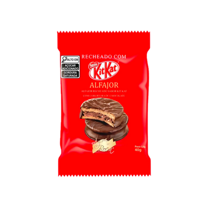 Kit Kat Alfajor - Biscotto Wafer ricoperto di Cioccolato al Latte con Ripieno di Cioccolato KitKat [40]