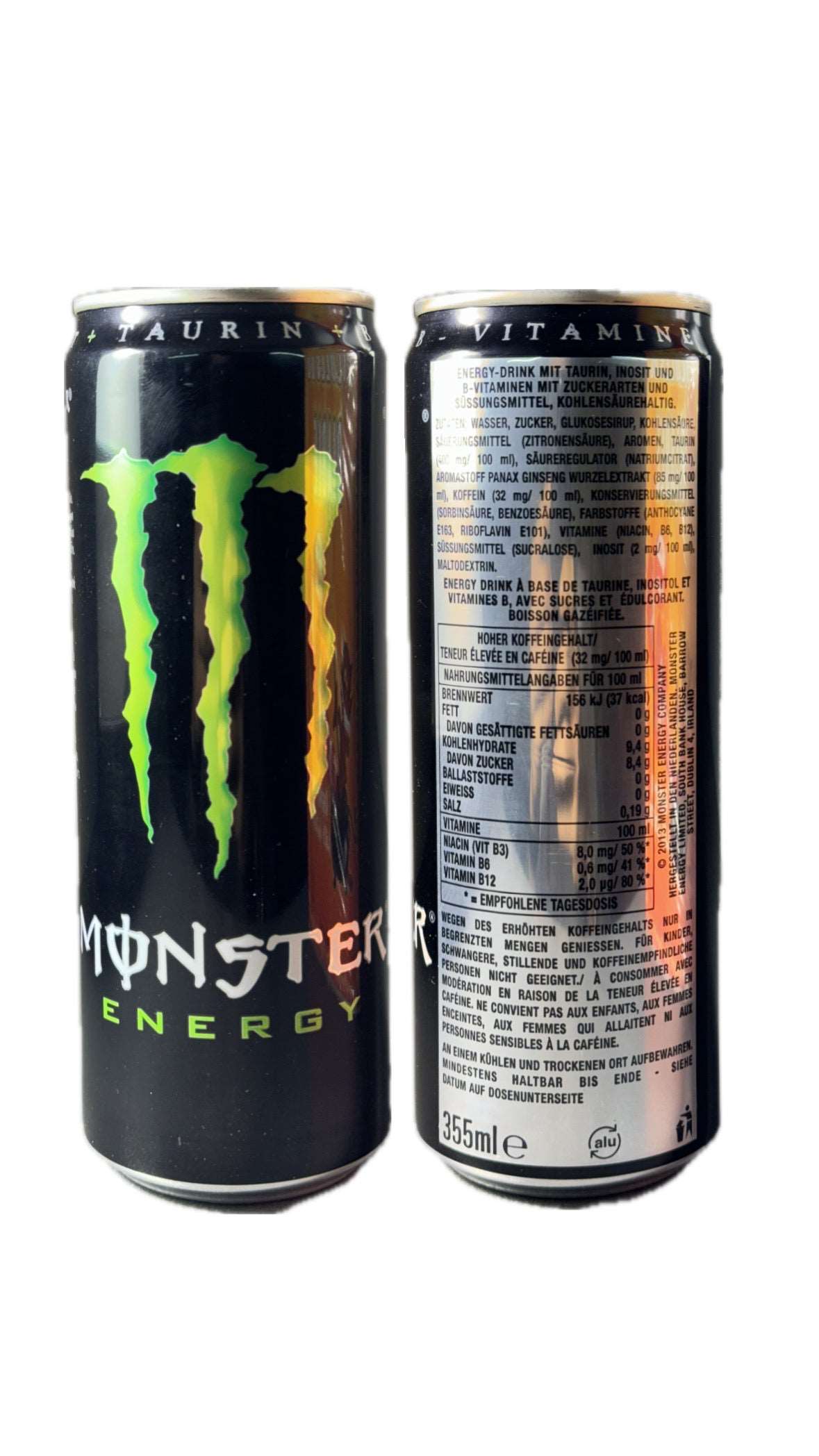 Monster Energy OG 355ml CH sku: 0917 ( Switzerland )