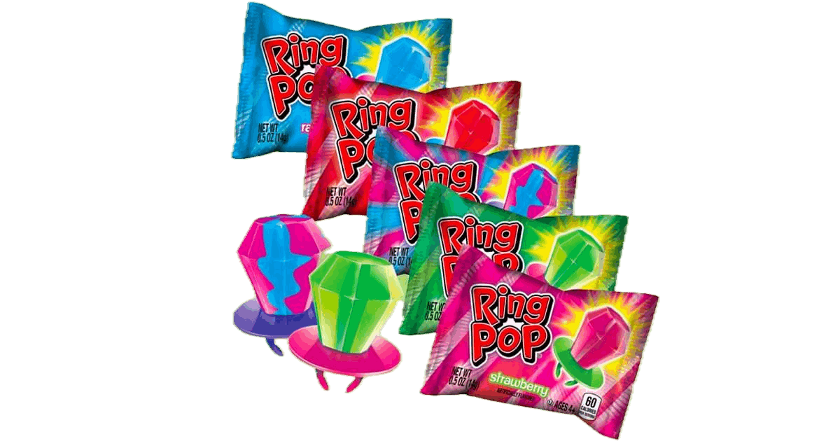 Bazooka Ring Pop - Lecca Lecca ad anello fruttato