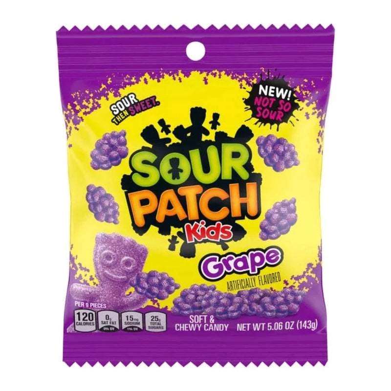 Sour Patch Kids Grape 143g-Sour patch-caramelle,sour patch kids,tropical