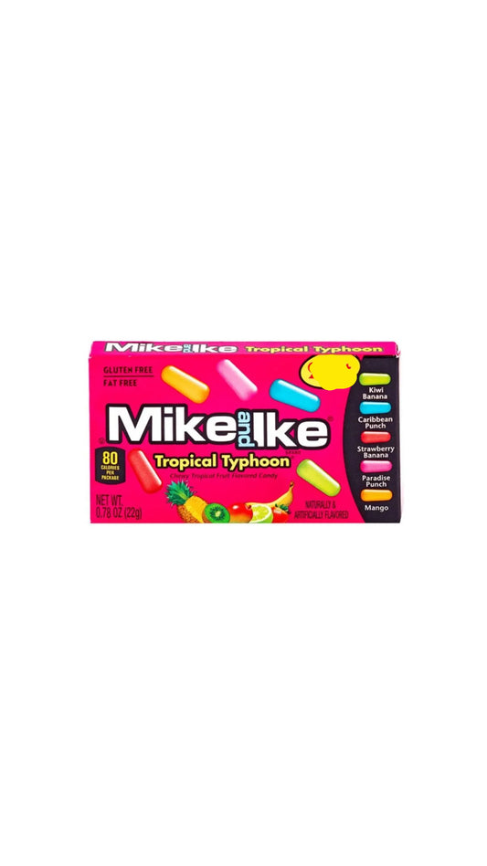 Mike and Ike Tropical Typhoon USA - Caramelle morbide alla frutta tropicale (22g) bundle candy online gluten-free