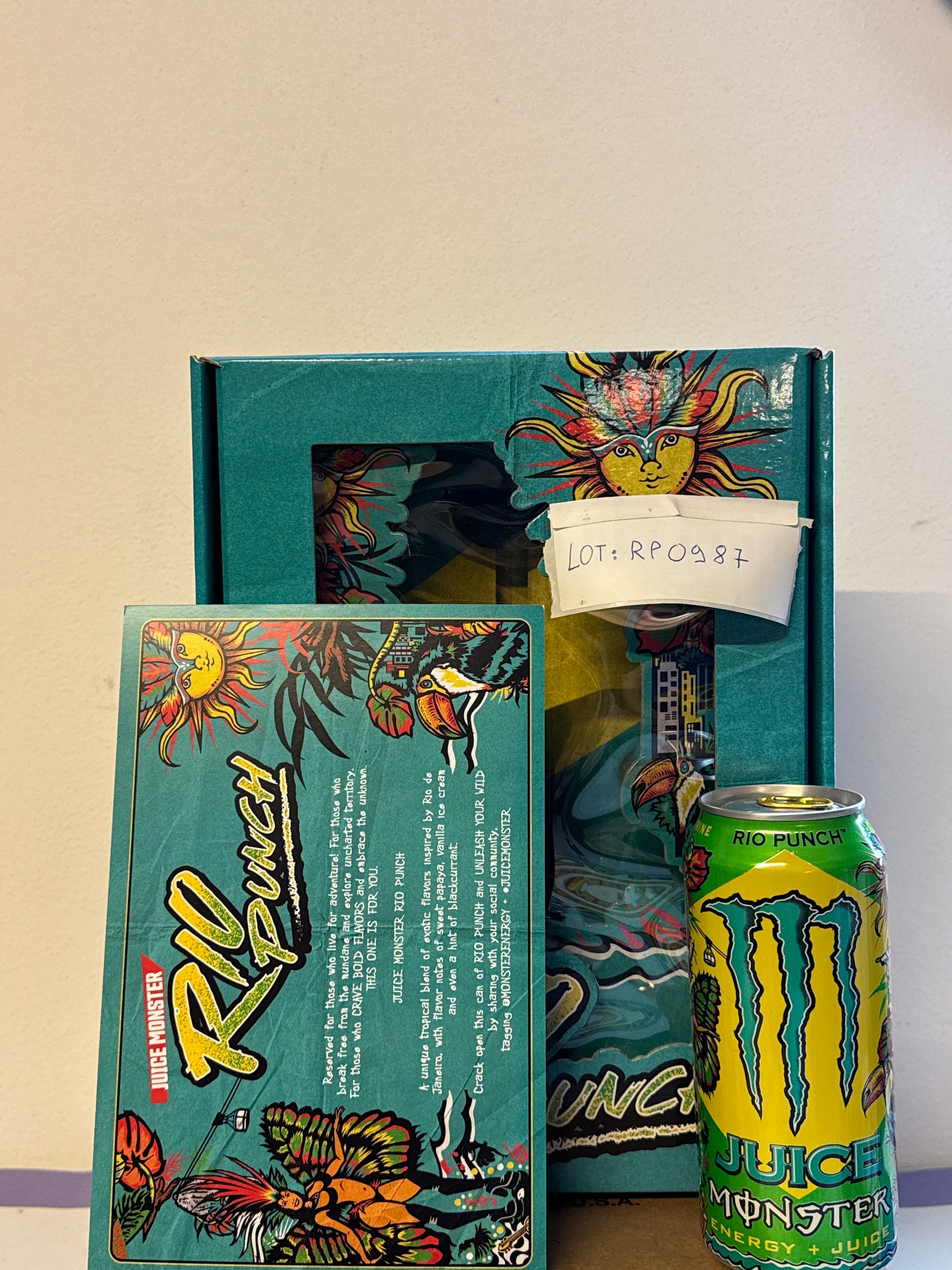 MONSTER ENERGY PROMO BOX: JUICED RIO PUNCH (RP0987)