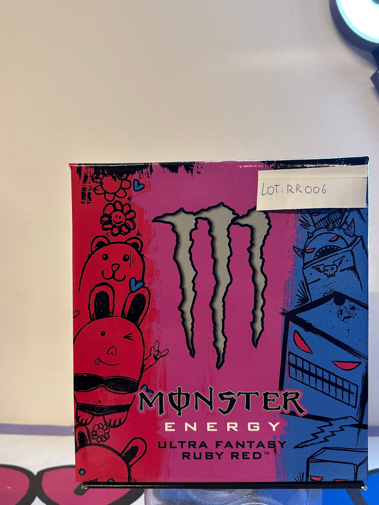 MONSTER ENERGY PROMO BOX: ULTRA FANTASY RUBY RED (RR006)