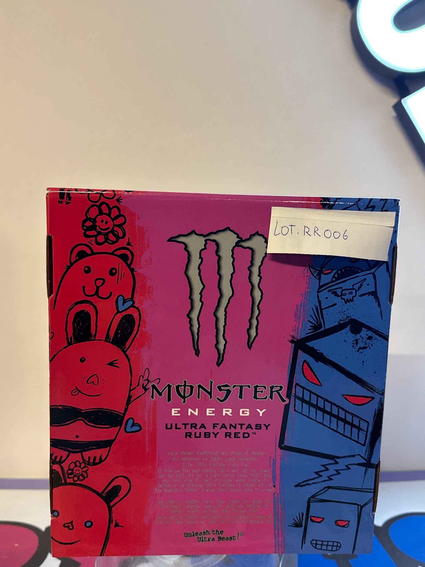 MONSTER ENERGY PROMO BOX: ULTRA FANTASY RUBY RED (RR006)