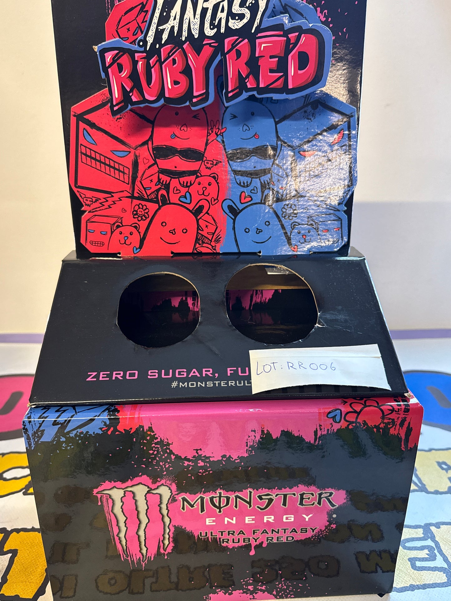 MONSTER ENERGY PROMO BOX: ULTRA FANTASY RUBY RED (RR006)