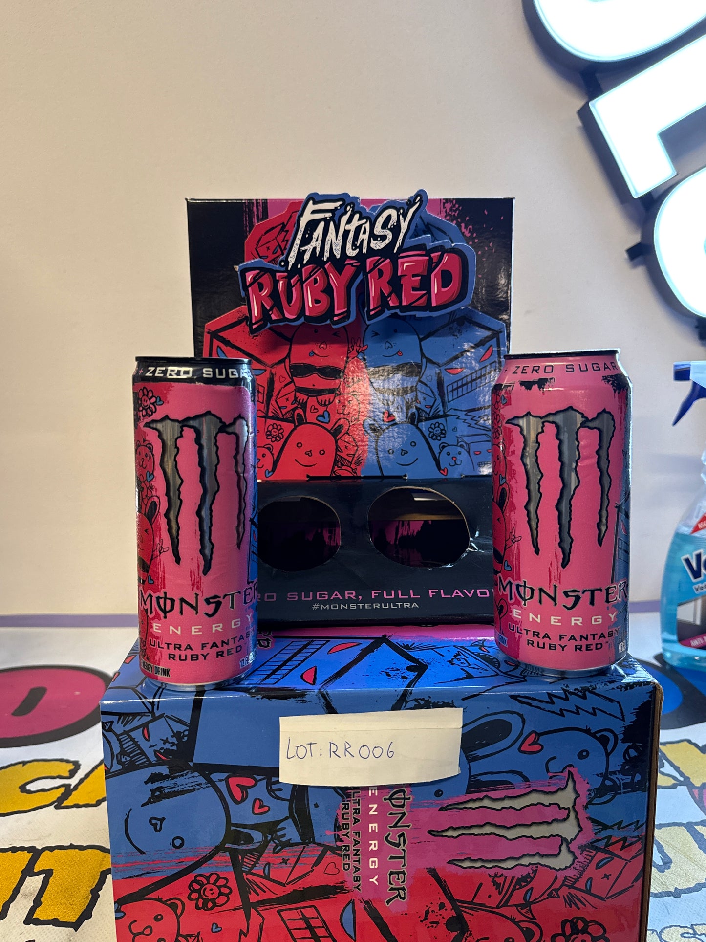 MONSTER ENERGY PROMO BOX: ULTRA FANTASY RUBY RED (RR006)