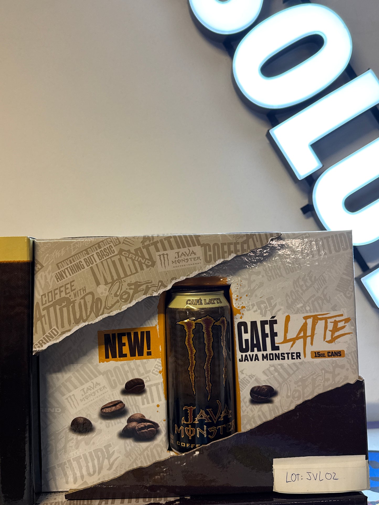 MONSTER ENERGY PROMO BOX: JAVA CAFE LATTE (JVL02)