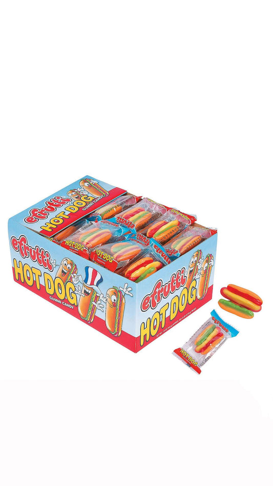 E Frutti Gummy Hot Dogs USA candy online caramelle e frutti hot dogs