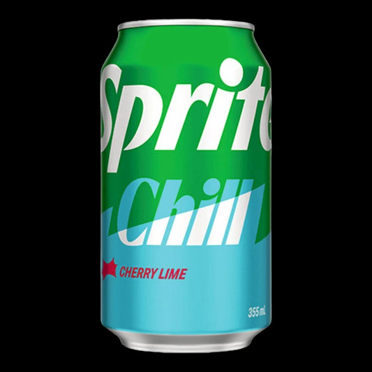 SPRITE Chill Cherry Lime USA - Cherry and Lime flavored soft drink [330ml]