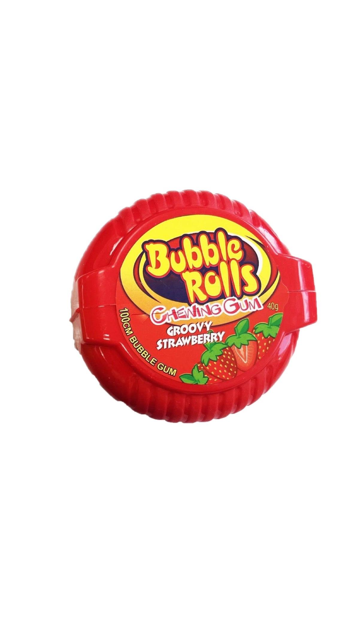 * Bubble Rolls Chewing Gum Strawberry (40g)