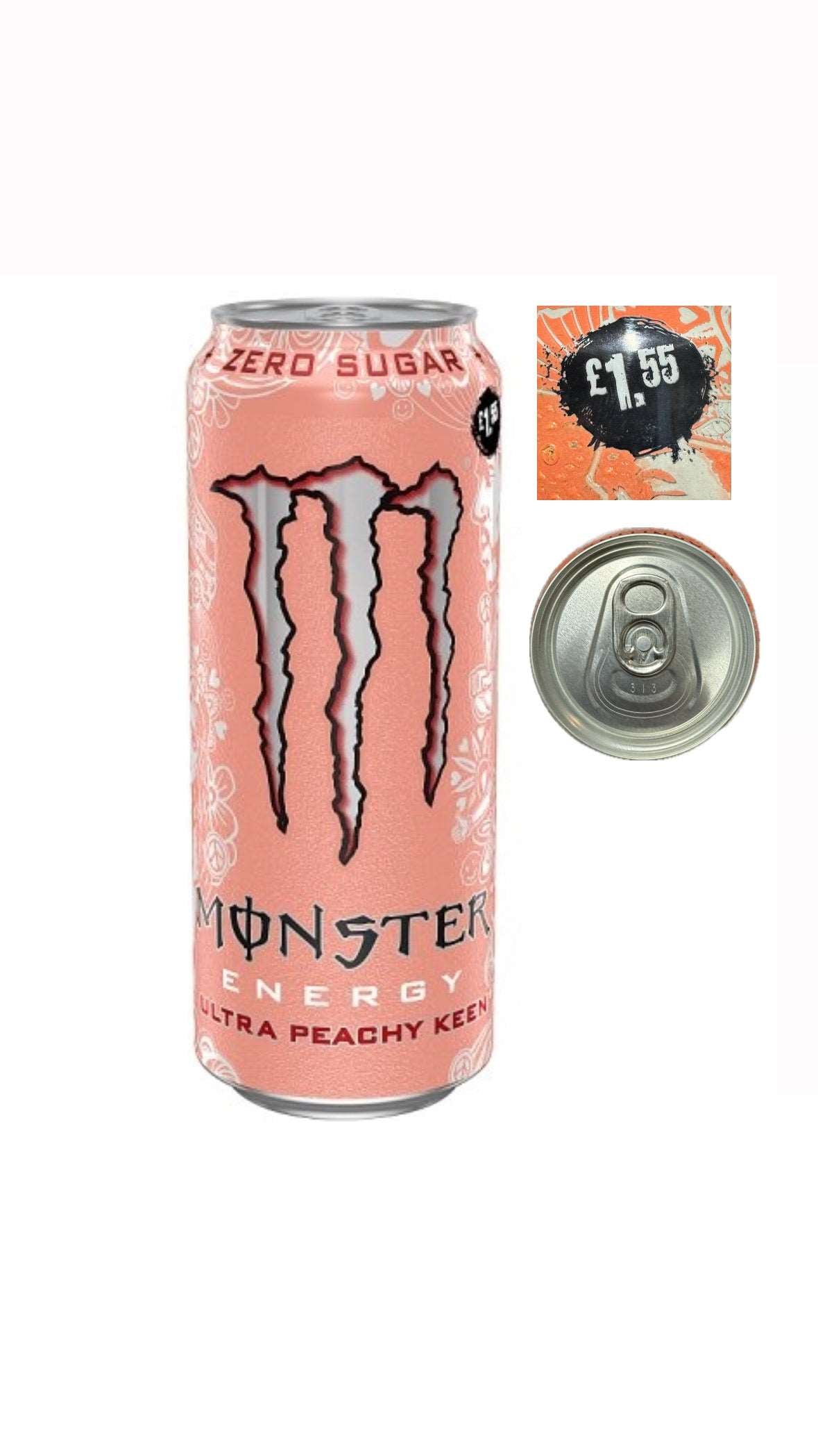 Monster Energy Ultra Peachy Keen (UK) [£1.55] - 