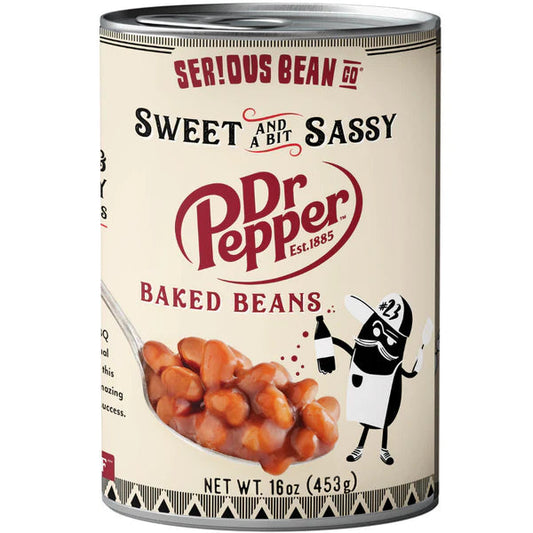 Dr. Pepper Baked Beans Sweet and Sassy USA - Fagioli aromatizzati gusto Dr.Pepper (454g) bundle gluten-free salato