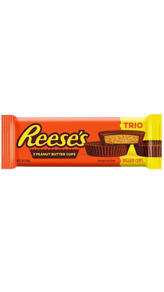Reese's 3 Peanut Butter Cups USA - Tartine di cioccolato con crema alle arachidi (63g) bundle cioccolato