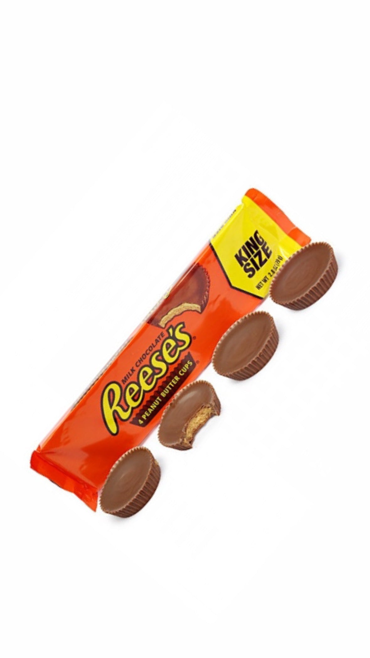 Reese's 4 Peanut Butter Cups King Size USA - Tartine di cioccolato con crema alle arachidi (79g)