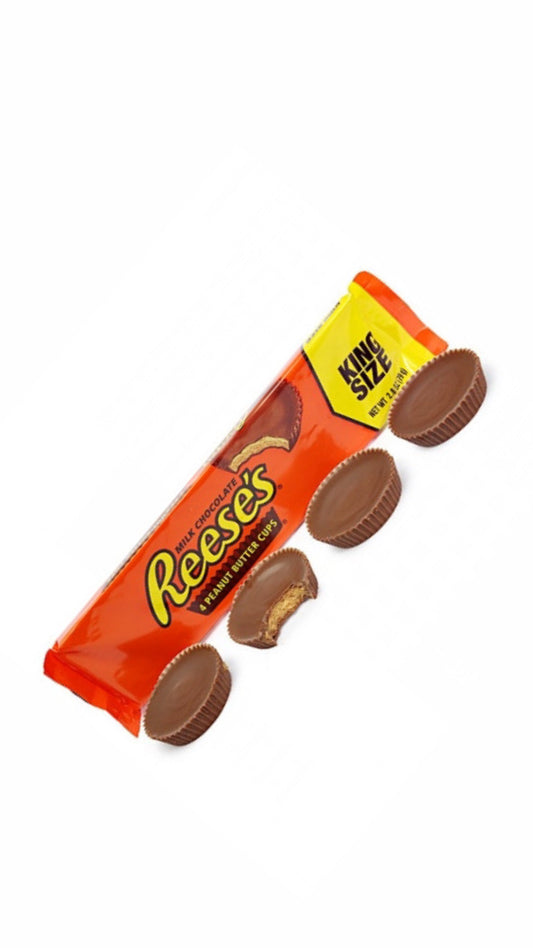 Reese's 4 Peanut Butter Cups King Size USA - Tartine di cioccolato con crema alle arachidi (79g)