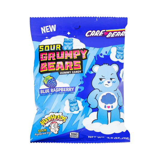 Warheads Sour Crumpy Bears (USA) - Orsetti Gommosi Super Acidi al Lampone [128g] LIMITED EDITION