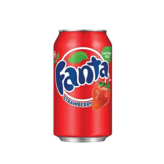 Fanta Strawberry USA - Fanta alla fragola (355ml) bevande bundle drink online gluten-free