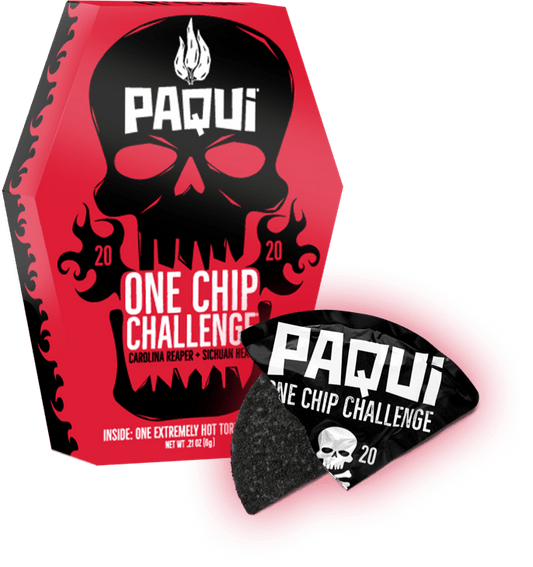 PAQUI ONE CHIP CHALLENGE 2020 USA "da collezione" paqui stuff