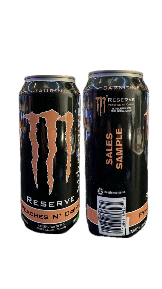 Monster Energy Reserve Peaches N’ Crème Sales Sample rare