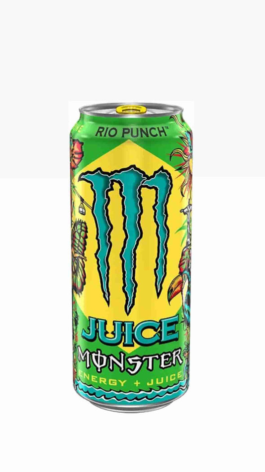 Monster Energy juice Rio Punch * sku: 1023 N ( alcune lattine possono avere delle ammaccature di fabbrica )