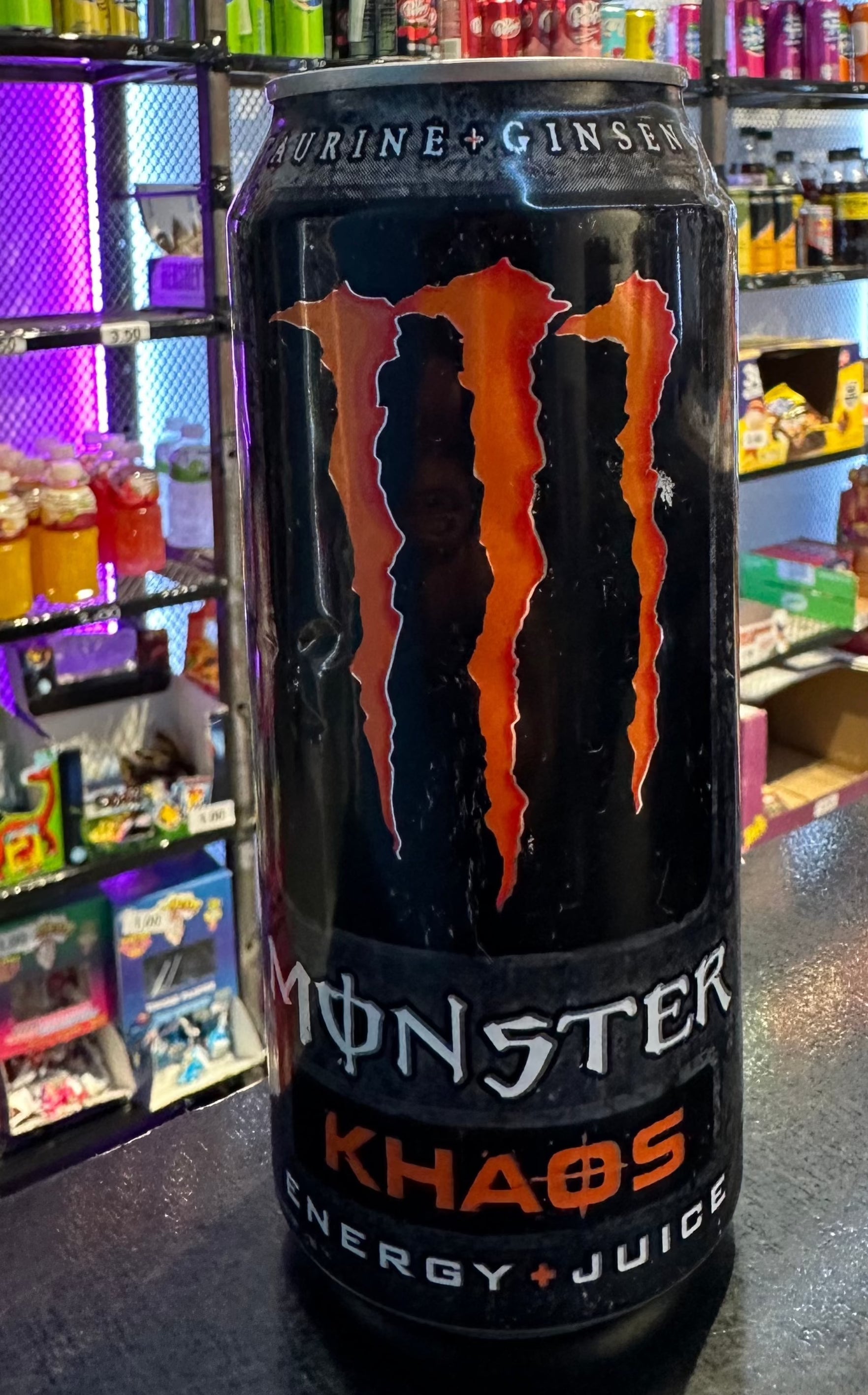 Monster Energy Khaos 473ml USA sku: 0113 rare